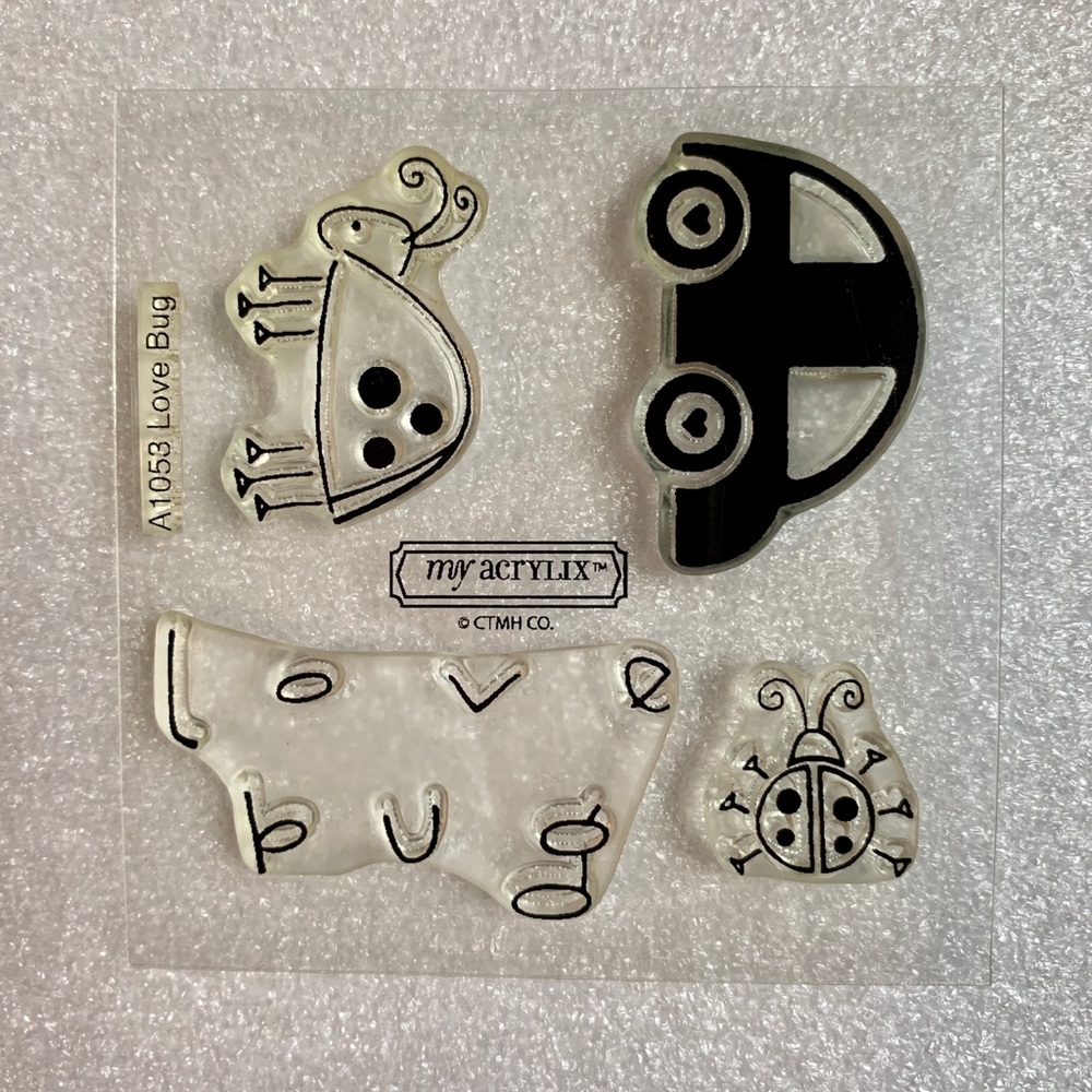 CTMH acrylic stamp set LOVE BUG